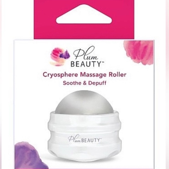 Plum Beauty Other - Silver Cryosphere Massage Depuff Roller NWT